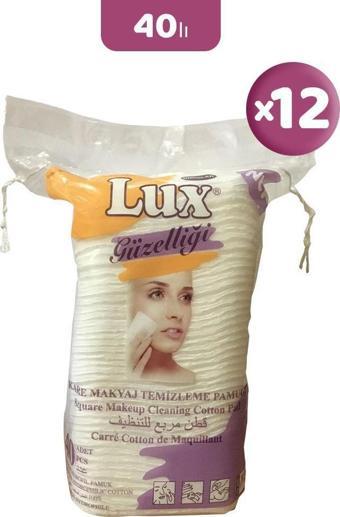 Lux Disk Kare Makyaj Pamuğu 40' lı x 12