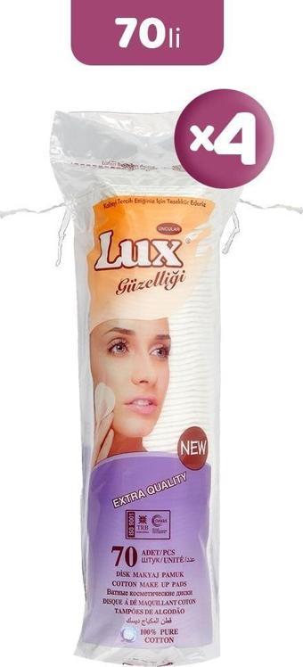 Lux Disk Makyaj Pamuğu 70'li x 4