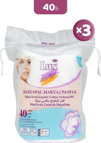 Lux Disk Oval Makyaj Pamuğu 40' lı x 3