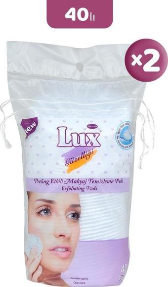 Lux Peeling Etkili Makyaj Pamuğu 40' lı x 2