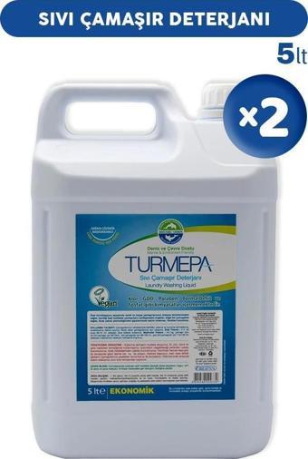 Turmepa Sıvı Çamaşır Deterjanı 5 lt x 2