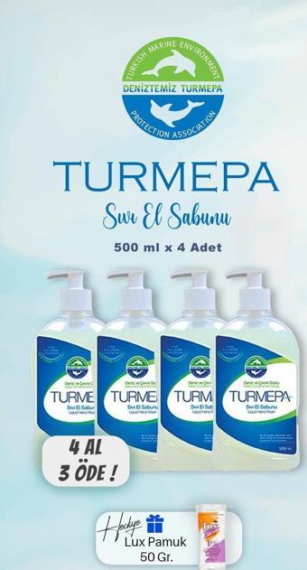 Turmepa Sıvı Sabun 500 ml 4 AL 3 ÖDE ve Lux 50 gr Pamuk