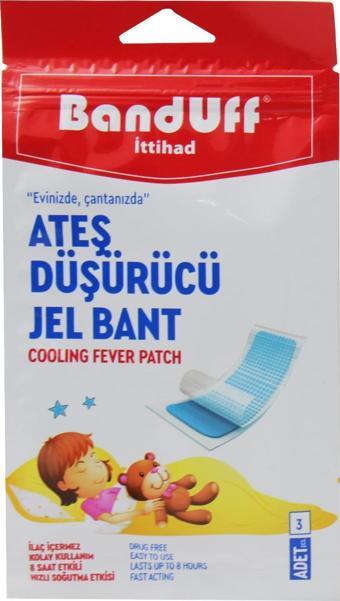 Banduff Ateş Düşürü cü Jel Bant 3 lü