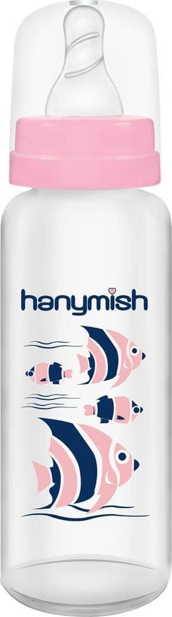 Hanymish 430 PP Biberon 240 ml Pembe