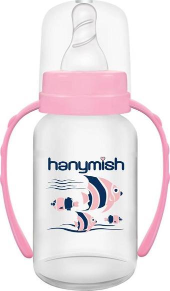 Hanymish 434 Kulplu PP Biberon 125 ml Pembe