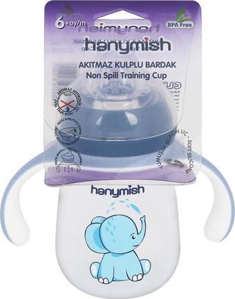Hanymish 520 Akıtmaz Kulplu Bardak 260 ml Mavi