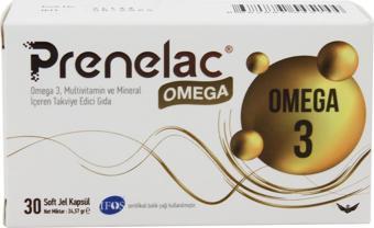 Prenelac Omega 3 Takviye Edici Gıda 30 Soft Jel Kapsül