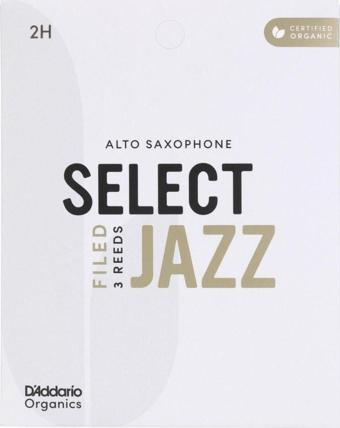 D\'Addario Woodwinds Organic Select Jazz Alto Saksafon Kamışı No:2 Hard