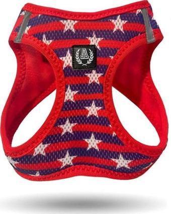 Alphadog Design Red Stripe Köpek Göğüs Tasması XXSmall