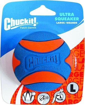 Chuckit! Utra Squeaker Sesli Köpek Oyun Topu Büyük Boy