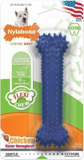 Nylabone Tavuk Aromalı Köpek Çiğneme Kemiği Small