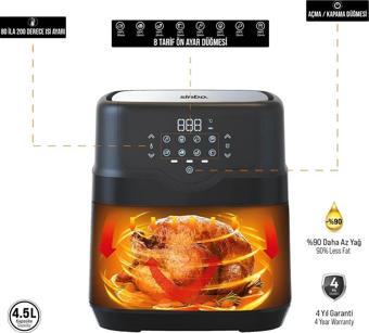 Sinbo Sco-5056 Air Fryer - 4.5Lt