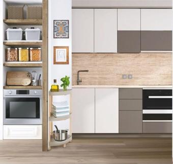 Fixwood Fıx-2002 Ahşap 3 Katlı Plastik Köşe Raf