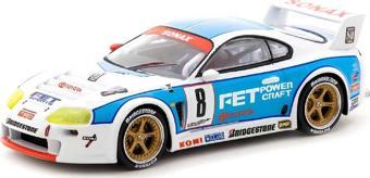 1:64 Diecast Toyota Supra GT JGTC 1995 Koni Tarmac Model Araba