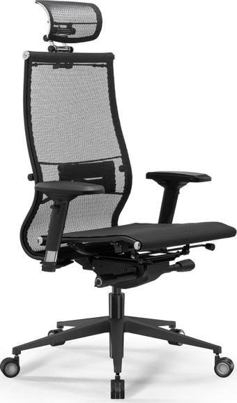 Samurai Ergonomik Fileli Yönetici Koltuğu / Ofis Sandalyesi - 30.3.15.AA Siyah