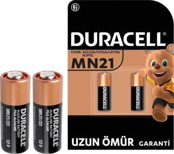 Duracell Lityum MN21 Alarm Pili İkili Paket 23A