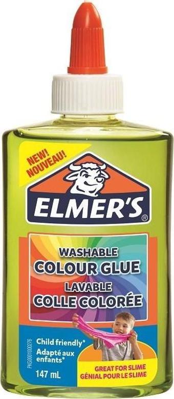 Elmers Şeffaf Renkli Sıvı Yapıştırıcı Yeşil 147 Ml (Slime Yapıştırıcı) 2109504