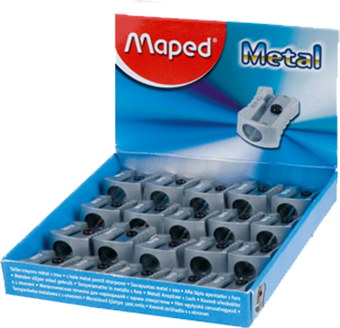 Maped Klasik Metal Kalemtıraş Tek Delikli 506600