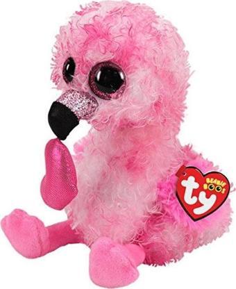 Mega Dainty - Flamingo With Heart Reg Kalpli Flamingo 15 Cm Peluş Oyuncak 150079TY36686