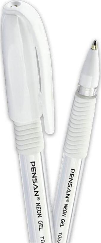Pensan Neon Jell Kalem 1,0 Mm Beyaz Tekli (1 Adet)