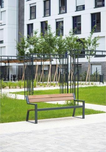 Park Oturma Bankı Ahşap Dış Mekan Oturma Bankları