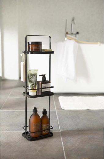 Ayaklı Banyo Rafı Metal Banyo Düzenleyici Sabunluk