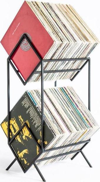 Pikaplık Plaklık Cd Organizer Metal Dvd Düzenleyici