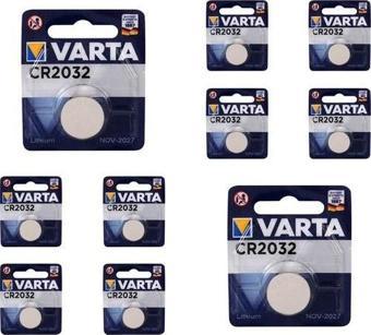 Varta 10 Adet CR2032 3V Lityum Pil