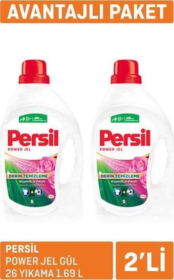 Persil Sıvı Çamaşır Deterjanı Gülün Büyüsü 2 x 1690 ml