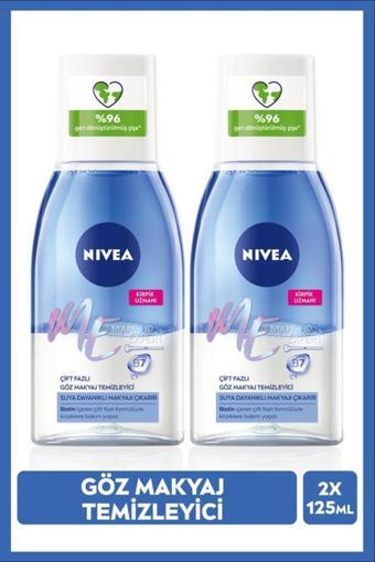 Nivea  Çift Fazlı Göz Makyaj Temizleyici 125 Ml X 2 