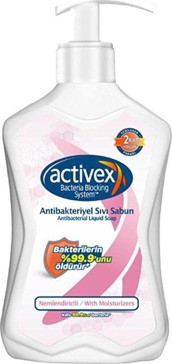 Activex Antibakteriyel Nemlendiricili Sıvı Sabun 500 ML