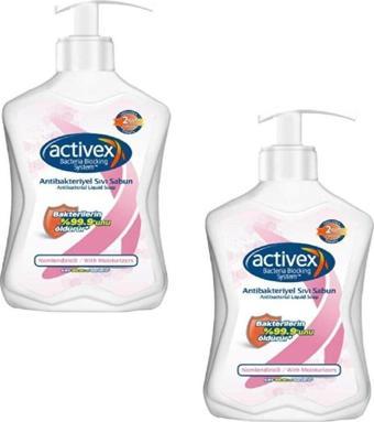 Activex Nemlendiricili Antibakteriyel Sıvı Sabun 2 X 500 ML