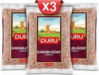 Duru 3'lü Karabuğday ( Greçka) Paketi x 3 Adet 1 kg