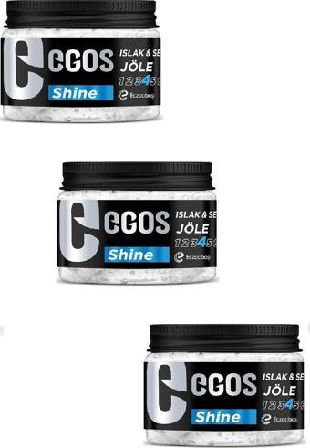 Egos Islak & Sert Jöle Shine No 4 400 ml x 3