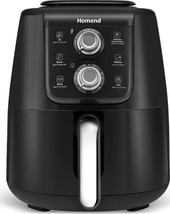 Homend Airfryday 4 Litre 2509H Siyah Silver