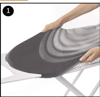 Gercella (Standarevrensel)Premium Ütü Masası Örtüsü Kılıfı Bezi Ironing Board Cover