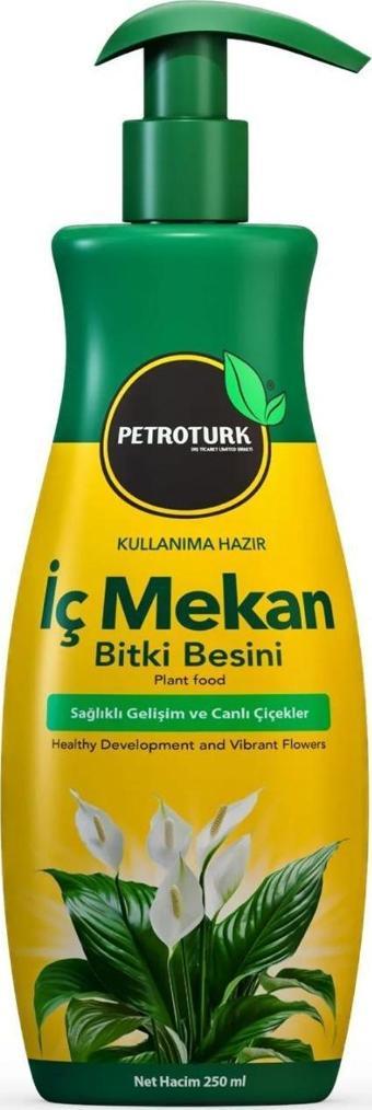 Petroturk İç Mekan Sıvı Bitki Besini Kullanıma Hazır – Sağlıklı Büyüme Ve Canlı Yapraklar