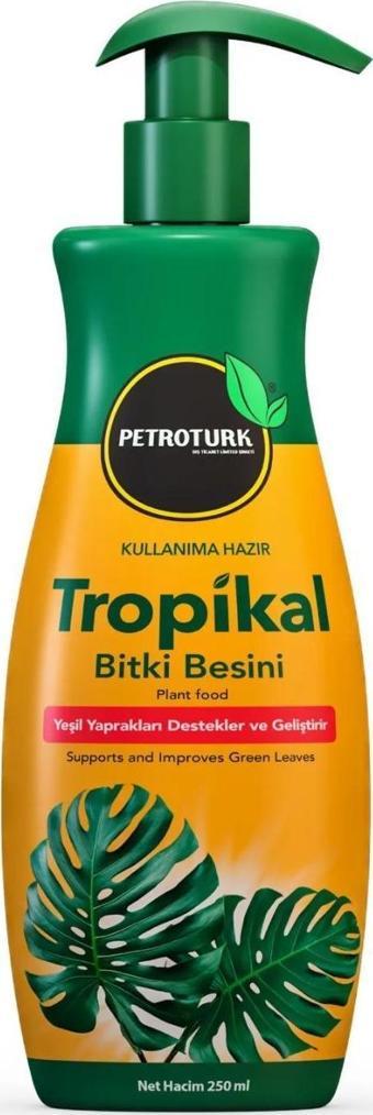 Petroturk Tropikal Sıvı Bitki Besini Kullanıma Hazır– Canlı Yapraklar Ve Güçlü Kökler