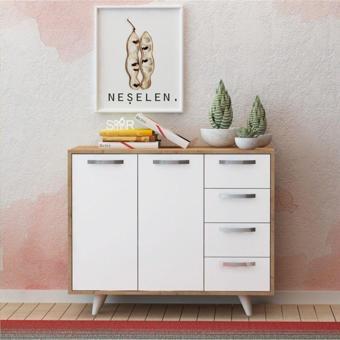 Mymob Beyaz Waga Çok Amaçlı Dolap