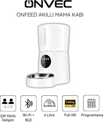 Onvec Onfeed Beyaz Akıllı Mama Kabı