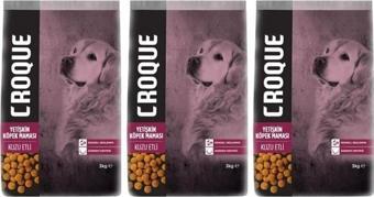 Croque Kuzu Etli Yetişkin Köpek Maması 3 Kg*3 Adet