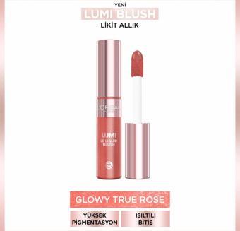 L’Oréal Paris Lumi Blush Likit Allık - Glowy True Rose