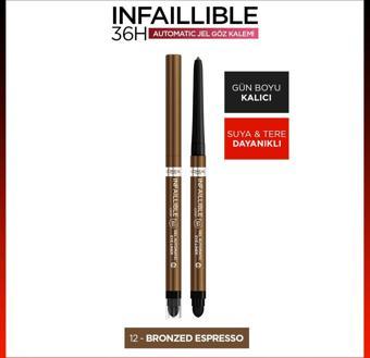 L'Oréal Paris Infaillible Göz Kalemi - 12 Bronzed Espresso