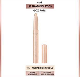 L'Oréal Paris Le Shadow Stick Göz Farı - 105 Mesmerizing Gold