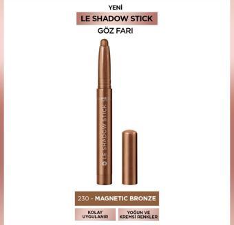 L'Oréal Paris Le Shadow Stick Göz Farı - 230 Magnetic Bronze