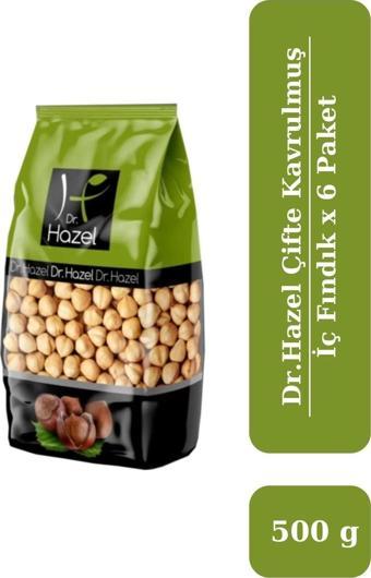 Drhazel Çifte Kavrulmuş İç Fındık 500 G x 6 Paket