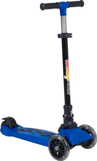 Winky Scooter 3 Tekerli Işıklı Katlana Bilir Mavi 5+ Yaş