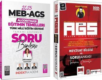 Yargı + İndeks 2025 MEB-AGS Mevzuat Bilgisi + Eğitimin Temelleri ve Türk Milli Eğitim Sistemi Soru Bankası 2 li Set - İndeks Akademi Yayıncılık