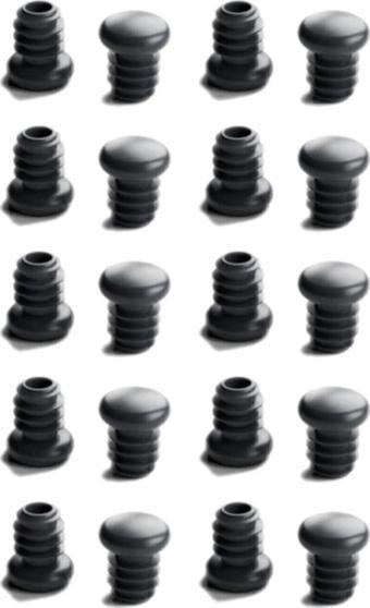 13 Mm Yuvarlak Plastik Sandalye Profil Boru Tapası 20 Adet 