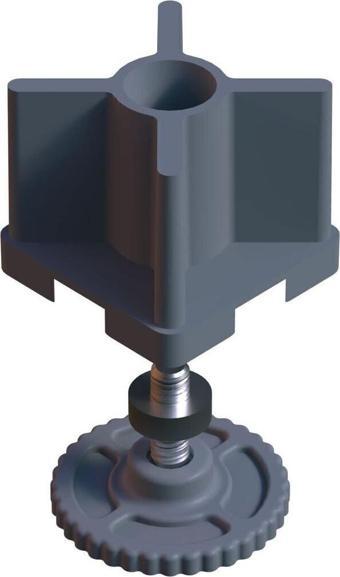 50x50 Gizli Ayarlı Rotil Ayak Takımı (gri) 